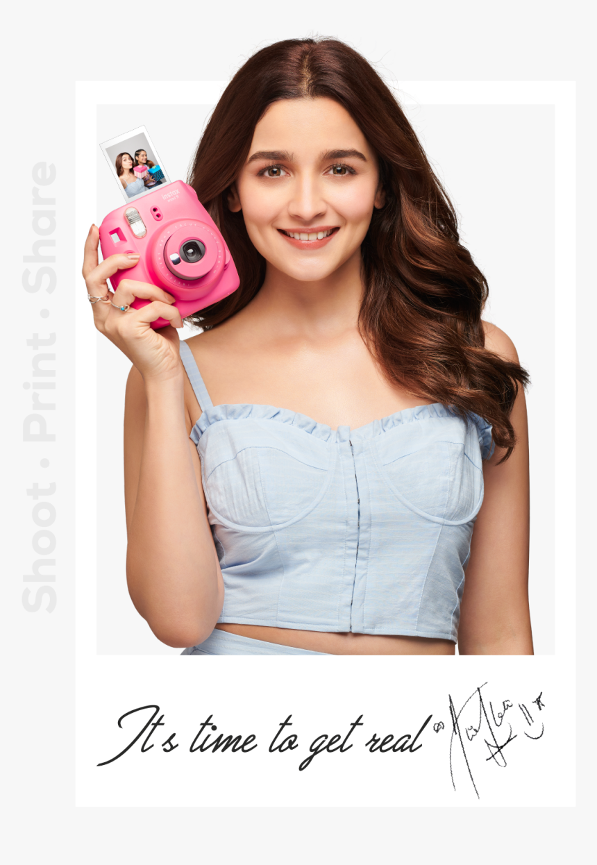 Fuji Instax Alia Bhatt, HD Png Download