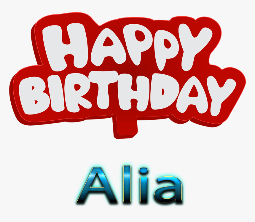 Alia Love Name Heart Design Png - Happy Birthday Heena Name, Transparent Png