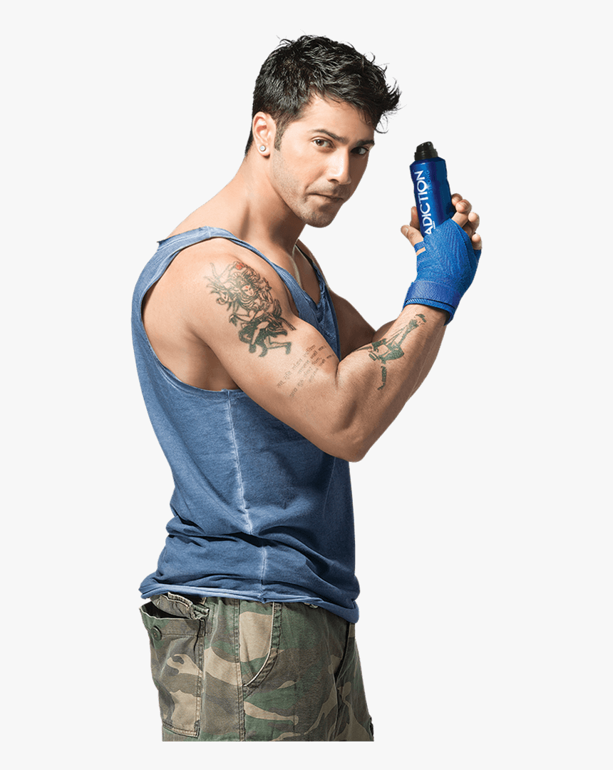 Embedded Varun Dhawan Body, Varun Dhawan Photos, Alia - Varun Dhawan Adiction Deodorant, HD Png Download