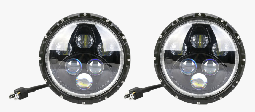 Jeep Wrangler Onyx Led Headlights - Motorcycle, HD Png Download