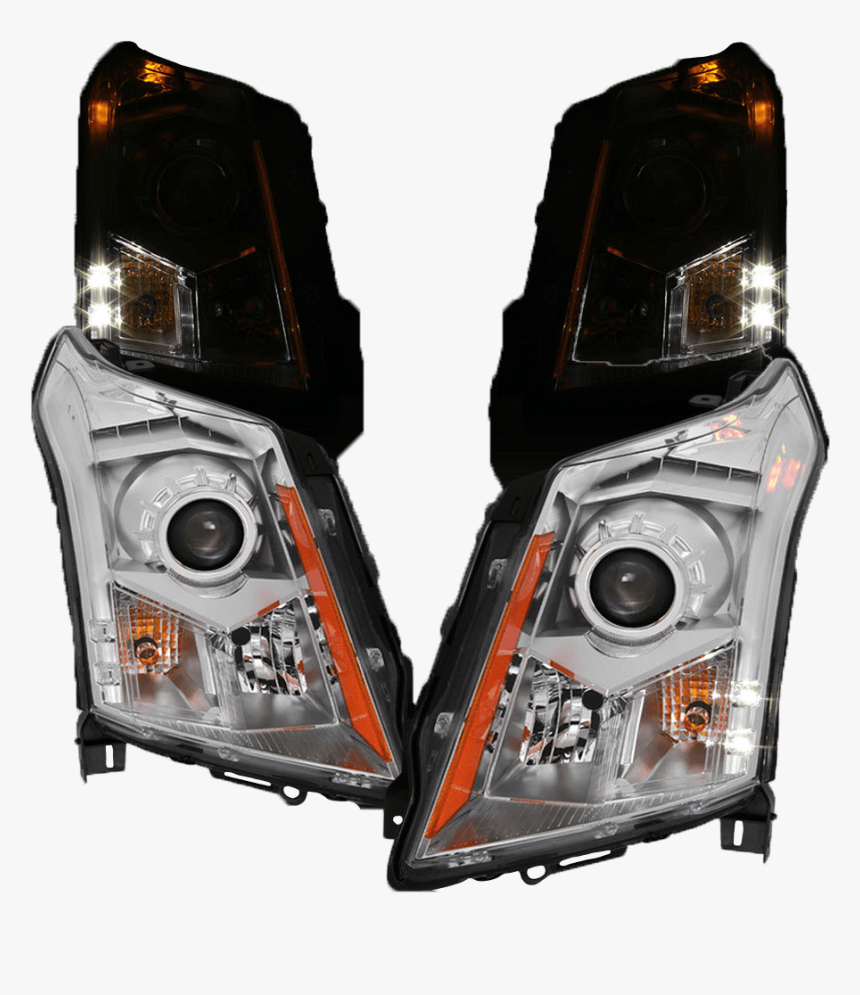 2010-2016 Cadillac Srx Headlights, Improve Your Cadillac - 2014 Cadillac Srx Headlight Oem, HD Png Download