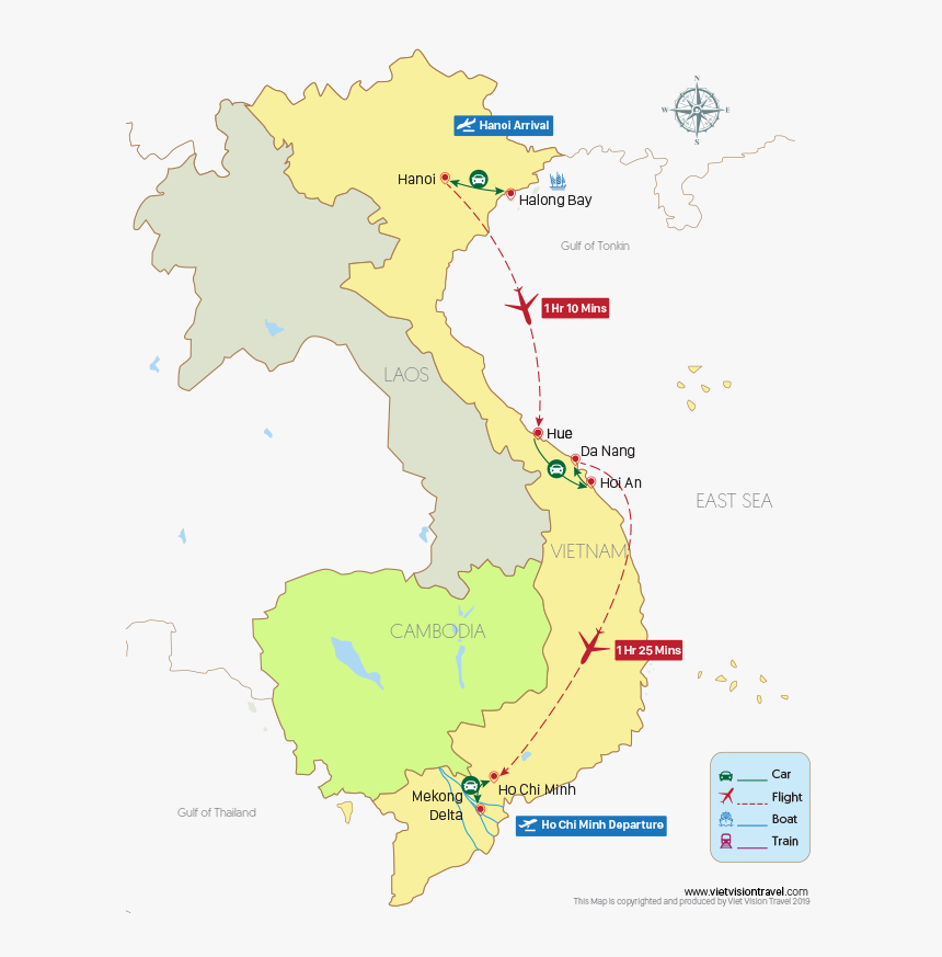 Thailand Map Vector, HD Png Download