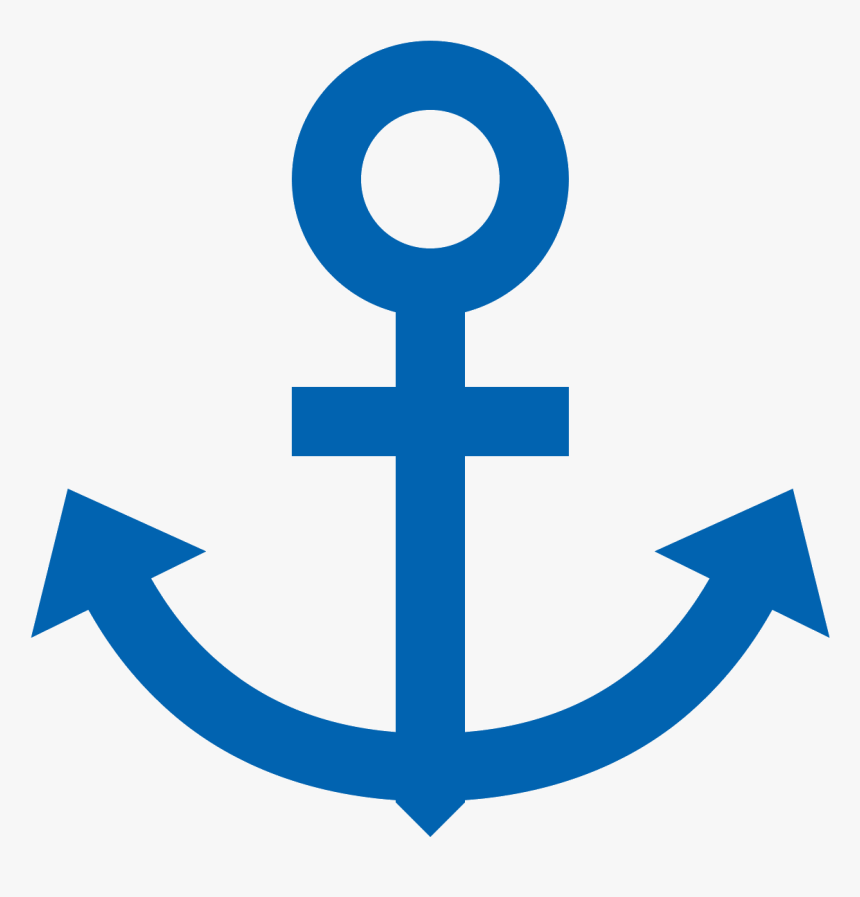 Anchor Heart Clip Art - Anchor Icon Png, Transparent Png