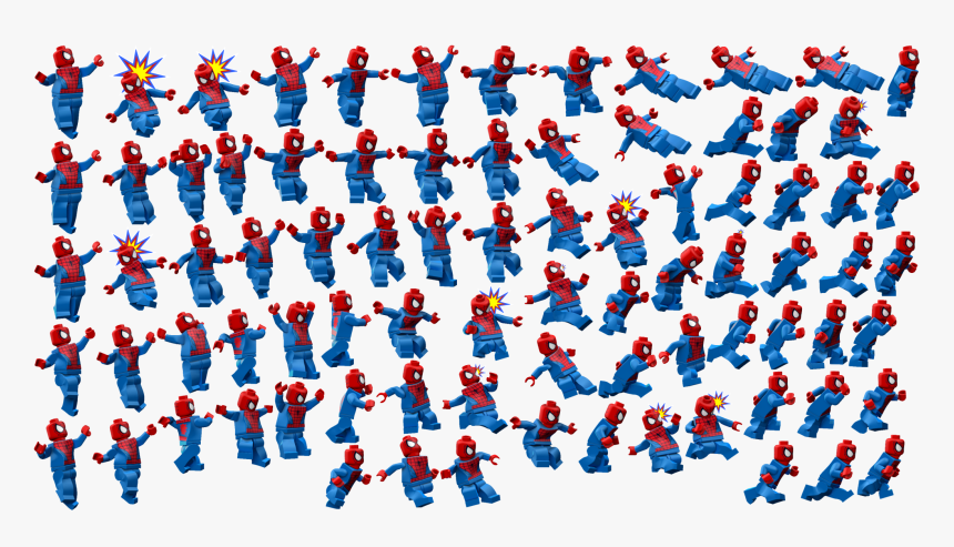 Transparent Ultimate Spiderman Png - Spiderman Sprites, Png Download