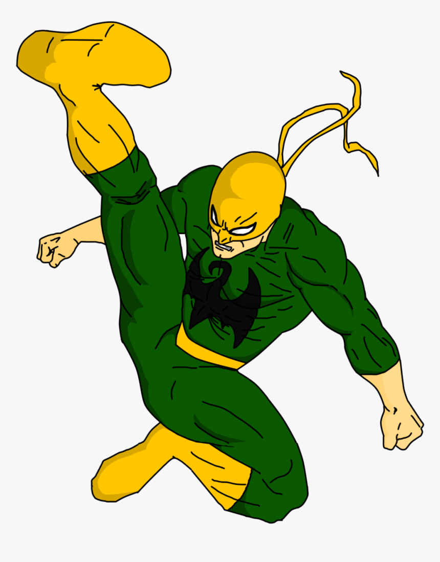 Marvel Super Hero Squad Iron Fist Spider-man Wolverine - Iron Fist De Ultimate Spider Man, HD Png Download