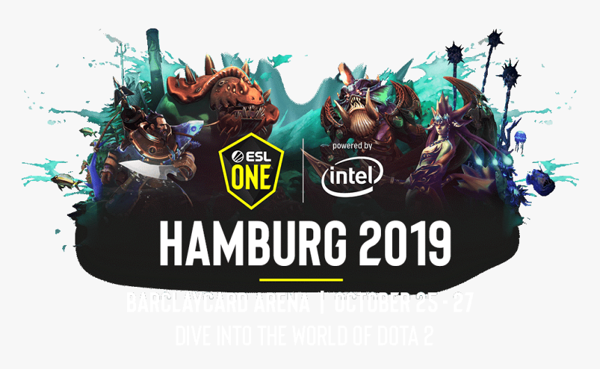 Esl One Hamburg Day - Dota 2 Esl One Hamburg 2019, HD Png Download