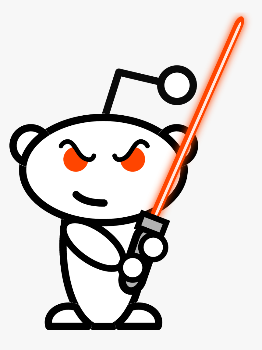 Transparent Lightsaber Clip Art - Transparent Reddit, HD Png Download