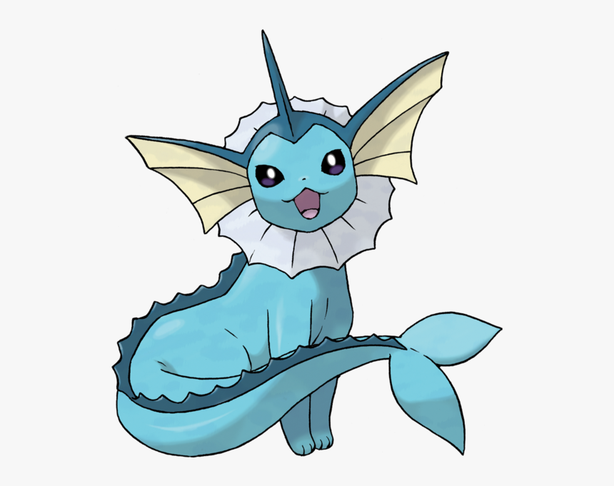 Vaporeon Pokemon Eevee Evolution, HD Png Download