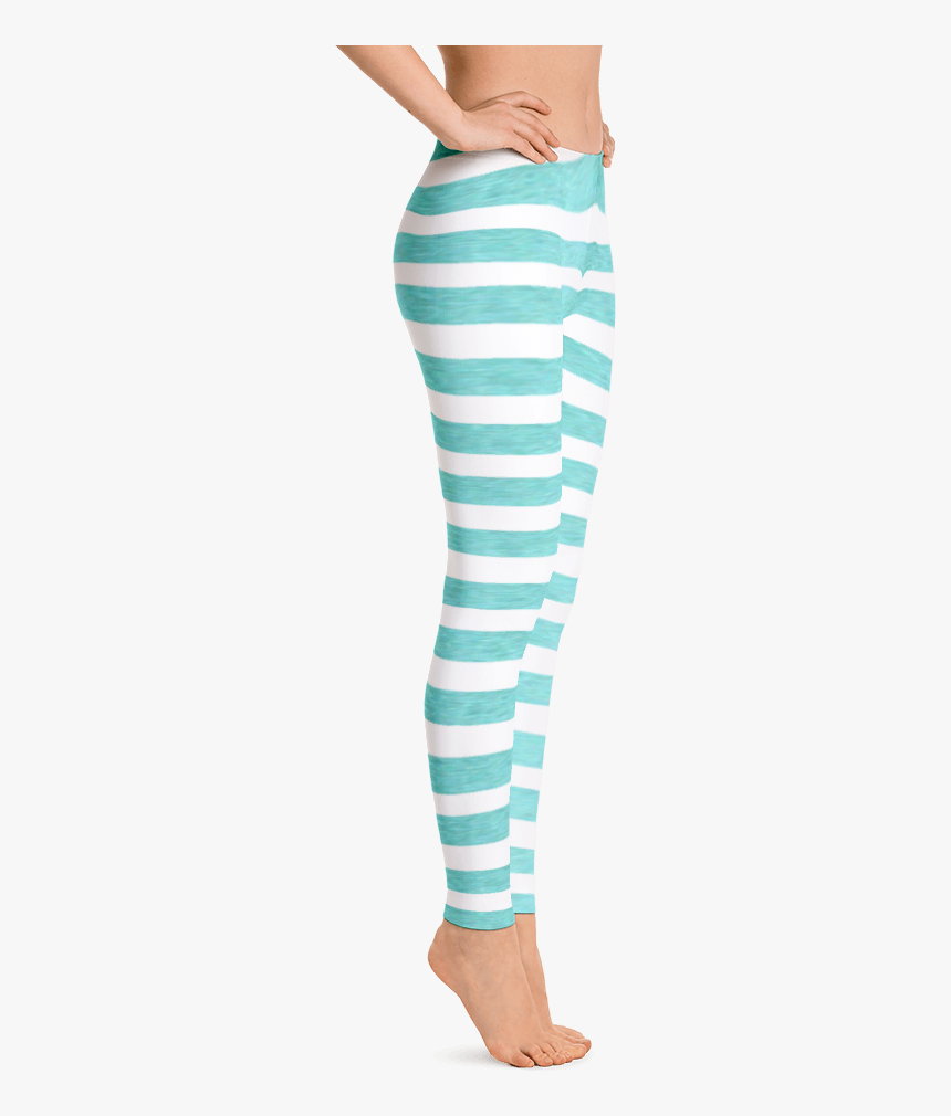 Watercolor Striped Leggings, HD Png Download