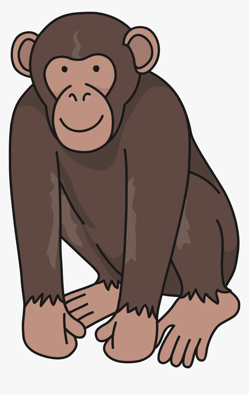Chimpanzee Png - Transparent Chimpanzee Clipart, Png Download