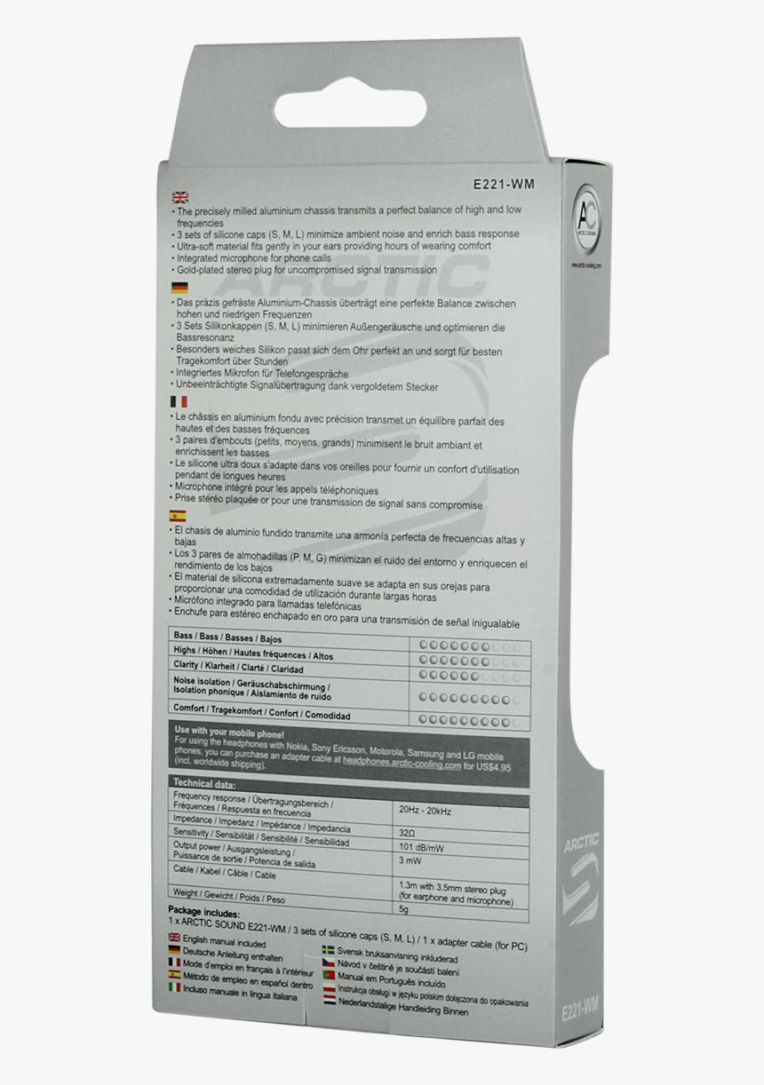 Arctic - E221 - Box, HD Png Download