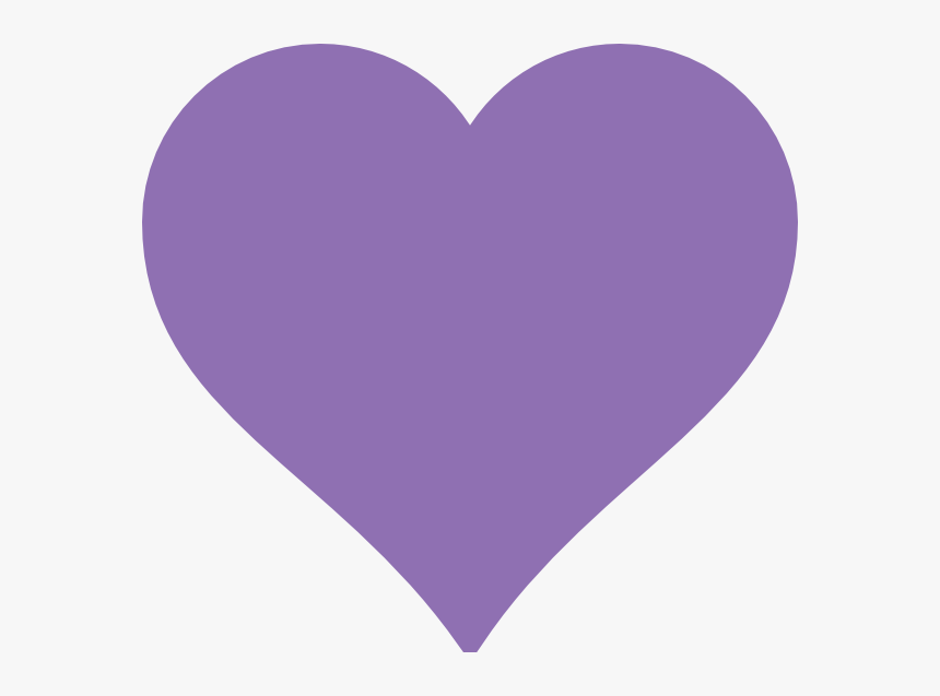 Purple Heart Png - Twitter Purple Heart Emoji, Transparent Png