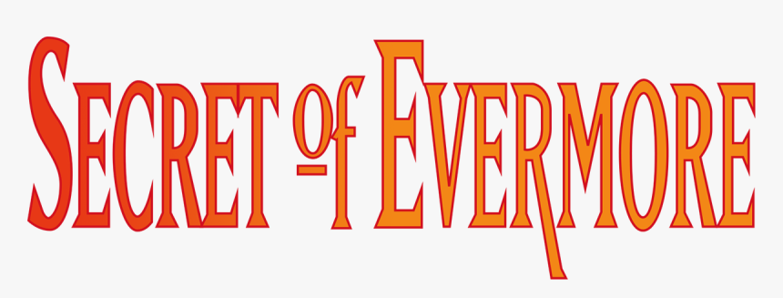 Secret Of Evermore Logo - Secret Of Evermore Snes, HD Png Download