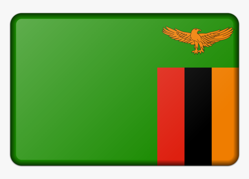 Symbol,grass,green - Zambia Flag, HD Png Download