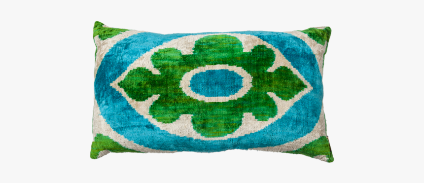 Vintage Silk Velvet Ikat Pillow - Cushion, HD Png Download