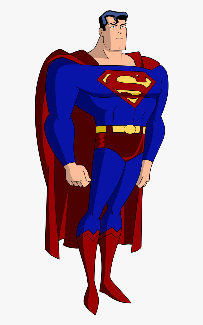 Superman Bruce Timm Style 2016 Custom By Noahlc - Superman Justice League Unlimited, HD Png Download