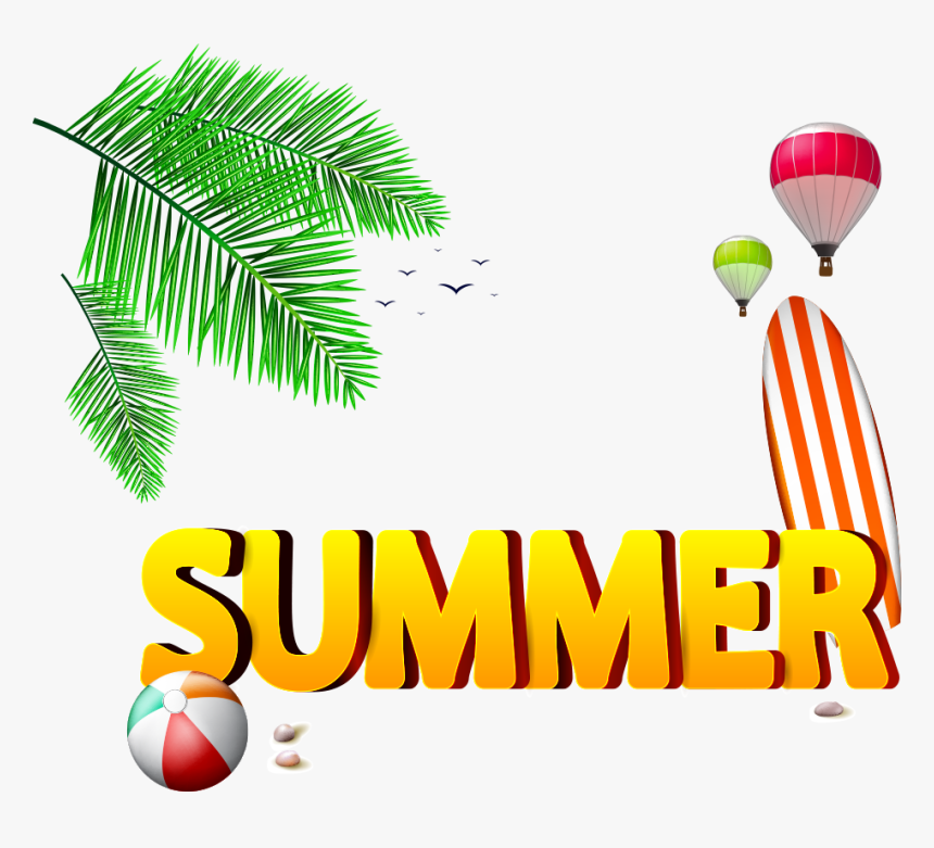 Fonts Summer Ball Beach Png File Hd Clipart - Clipart Summer Beach Ball Png, Transparent Png
