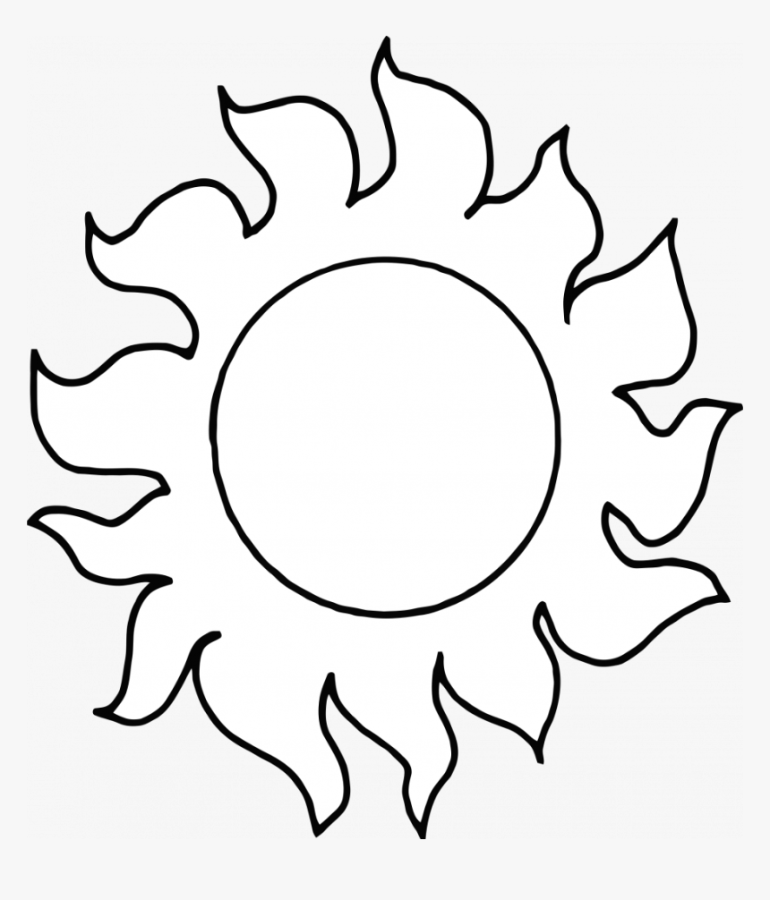 Drawing Of Sun And Earth Beach Art Planets Free Pages - Earth Day Clip Art Black And White, HD Png Download