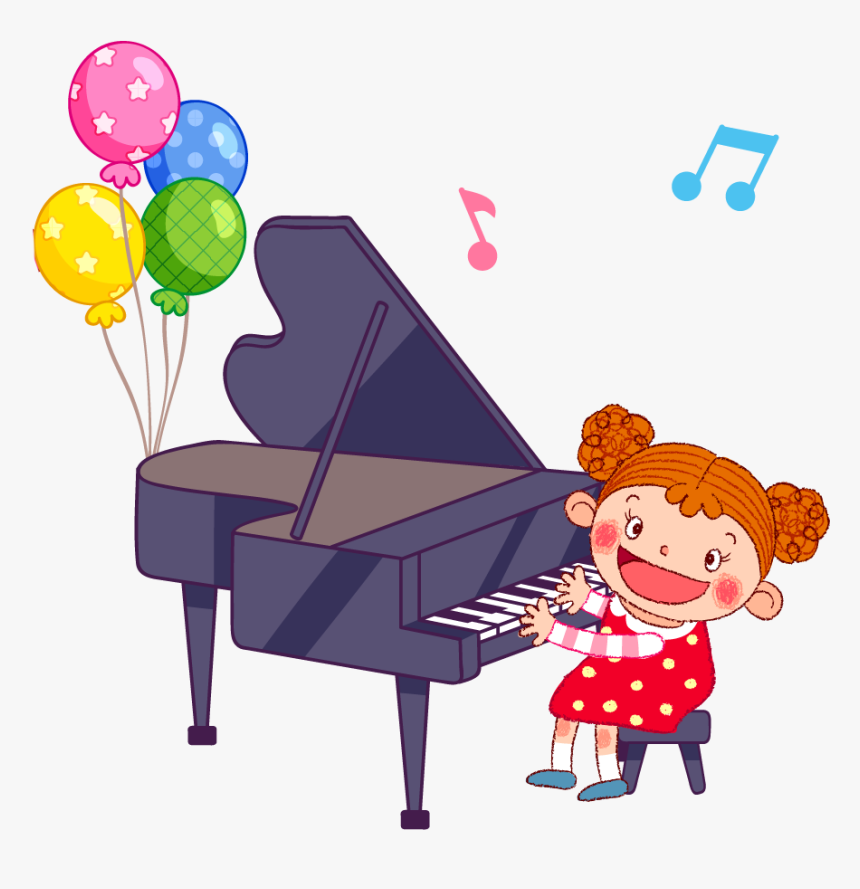 Transparent Grand Piano Clipart - Cartoon Piano Png Transparent, Png Download
