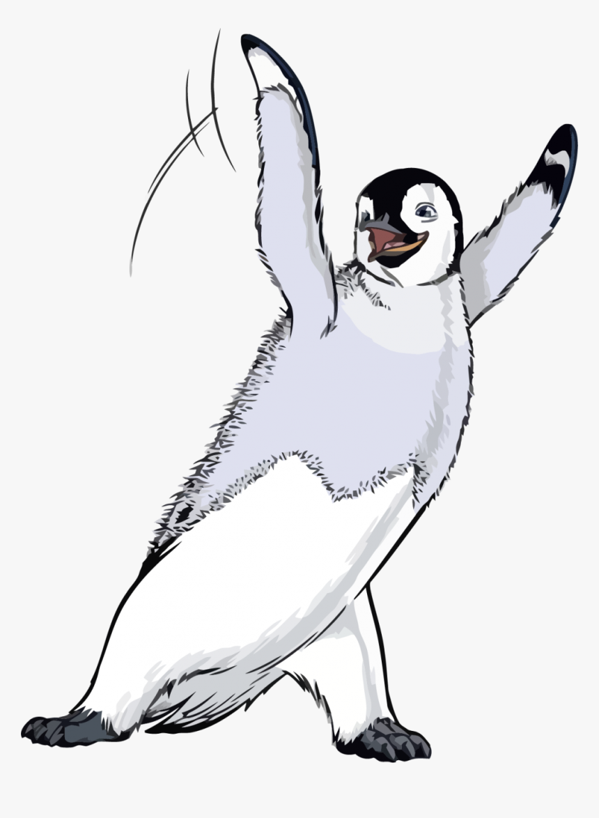 Transparent Cute Penguin Clipart - Mumble Clipart, HD Png Download