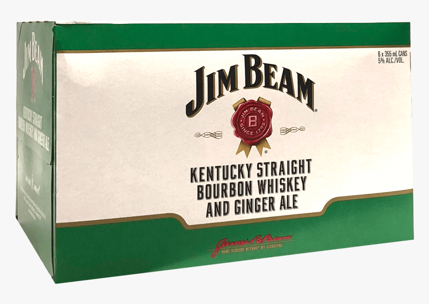 Jim Beam Whiskey And Ginger Ale, HD Png Download