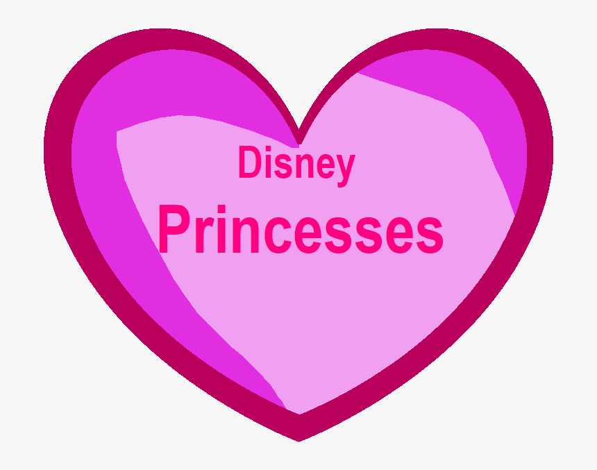 Disney Princesses - Heart, HD Png Download