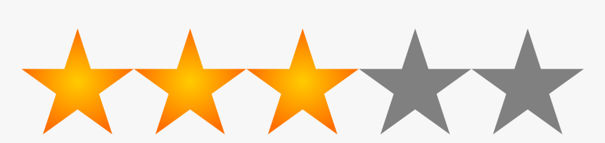 Three Stars Png - 3 5 Stars Png, Transparent Png