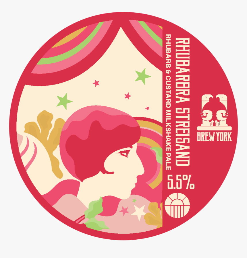Brew York Rhubarbra Streisand - Rhubarbra Streisand Brew York, HD Png Download