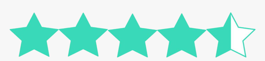 5 Star Rating Png, Transparent Png