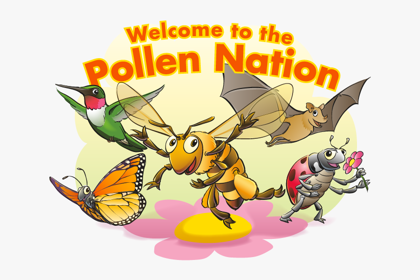 Pollennationcrew Welcome 700px - Cartoon, HD Png Download