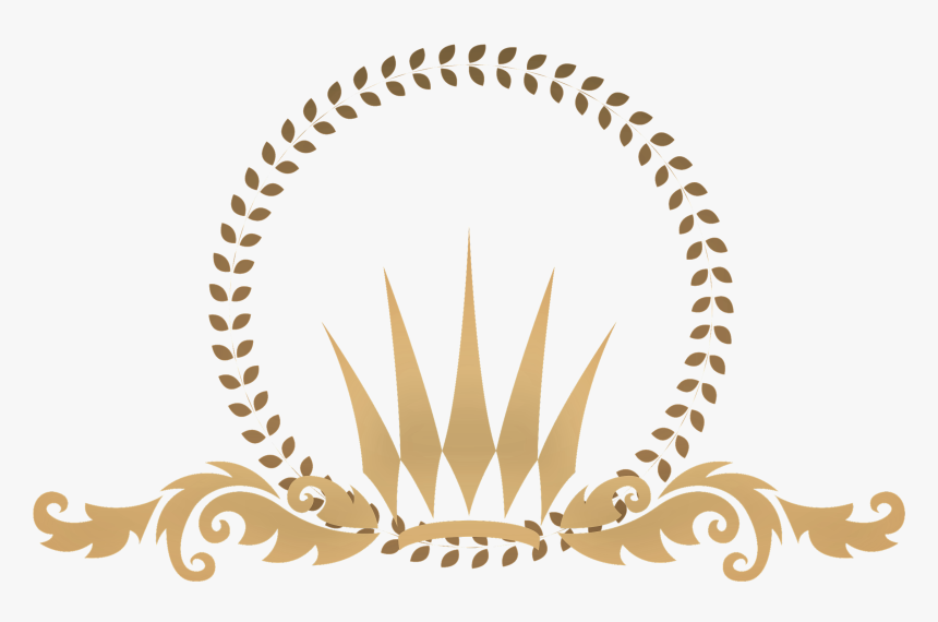 Transparent Gold Crown Png - Gold Circle Crown Png, Png Download