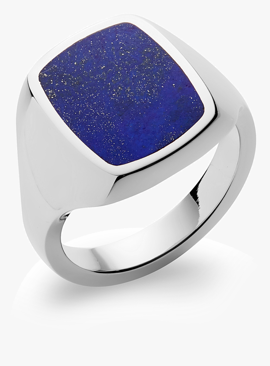 Stone Set Cushion Signet Ring - Gold Tigers Eye Mens Ring, HD Png Download