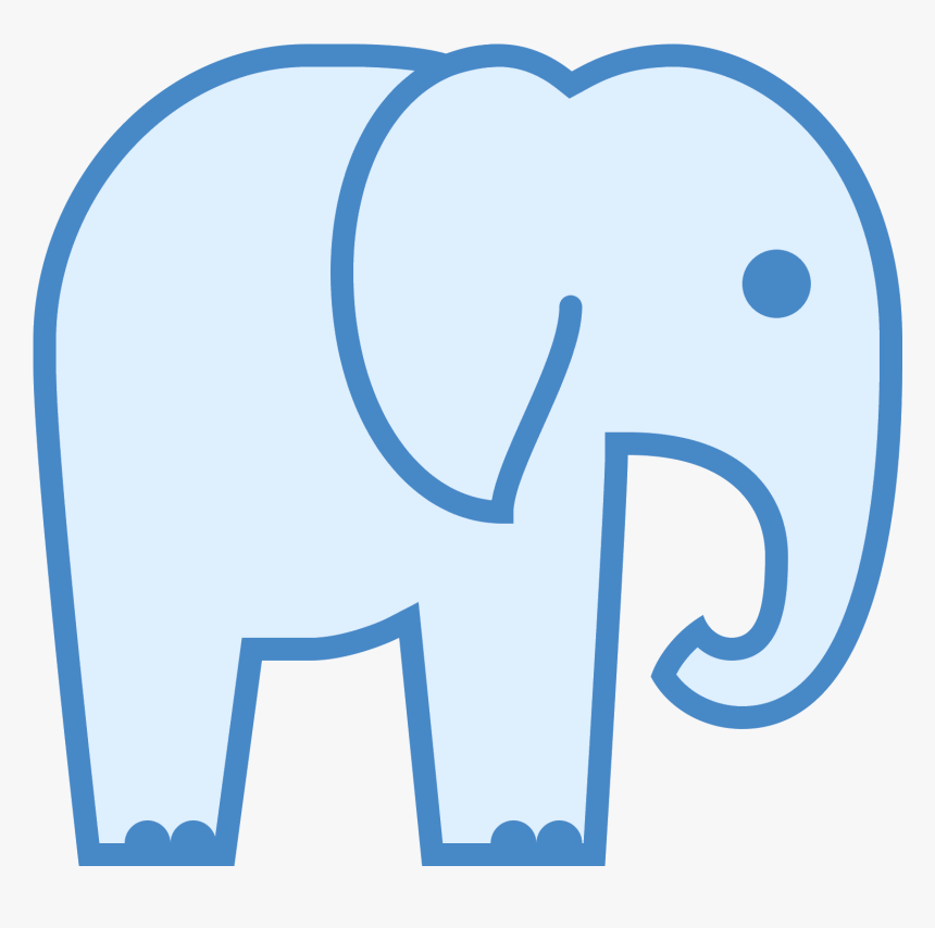 Mammoth Vector Elephant Ear - Indian Elephant, HD Png Download