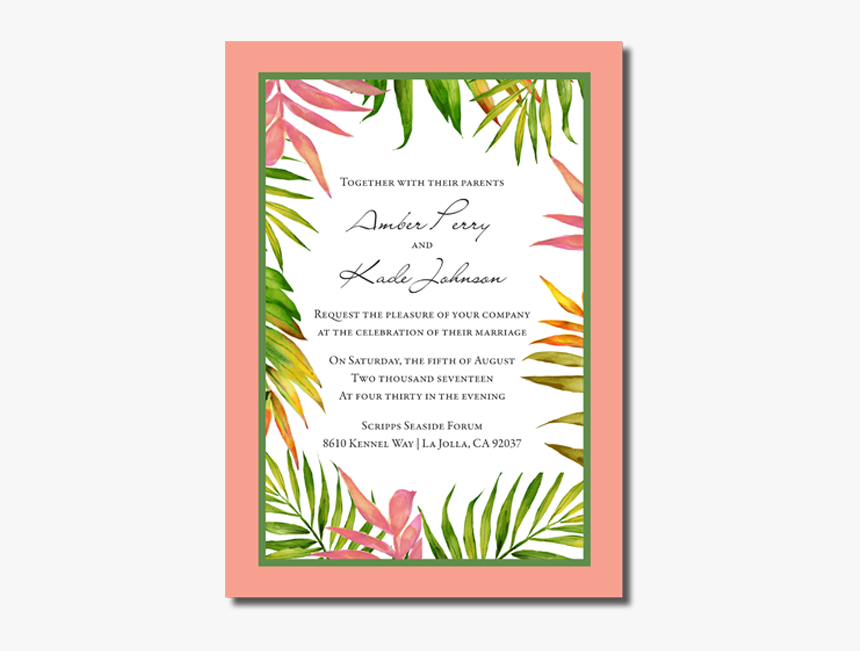 1s-151 - Wedding Invitation, HD Png Download
