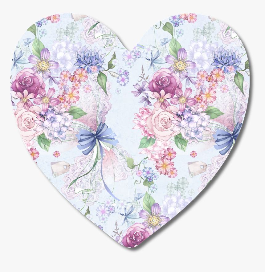 Tag, Pink, Floral, Heart, Love, Pattern, Scrapbooking - Bday Greetings For Aunt, HD Png Download