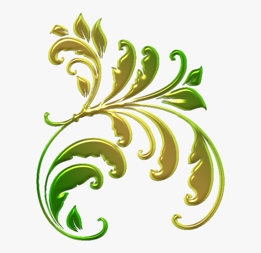 Adorno Vintage Dorado, HD Png Download