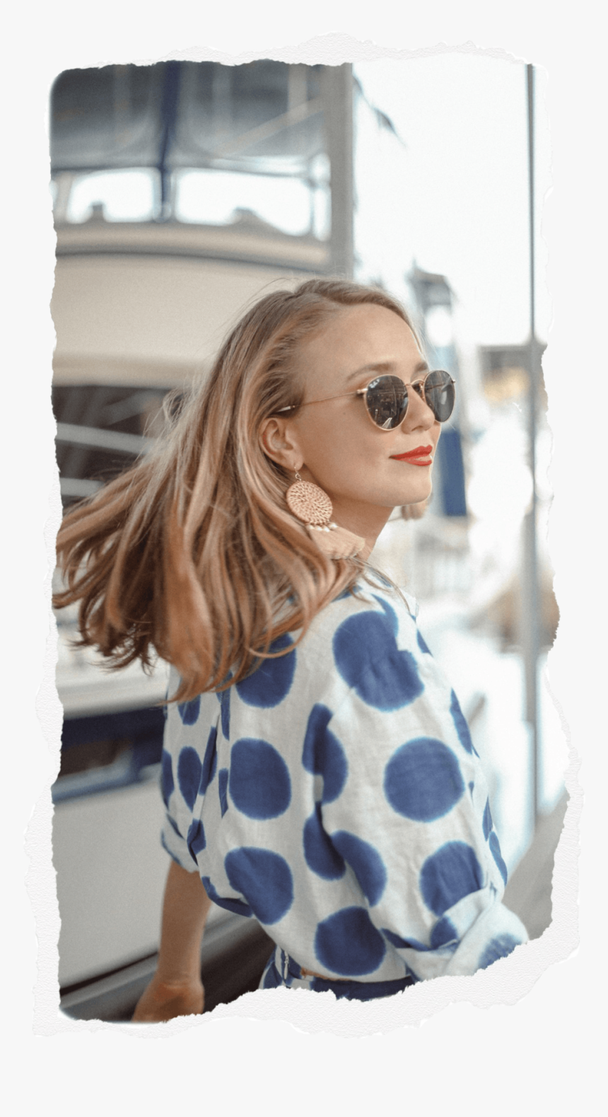 Red White And Blue Outfit - Girl, HD Png Download