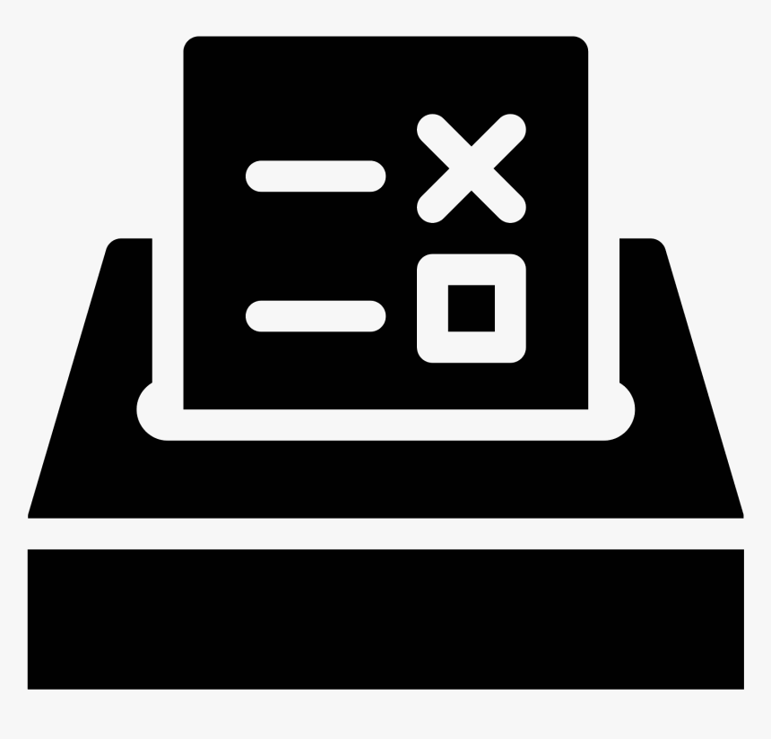 Ballot Icon Free Download - Sign, HD Png Download