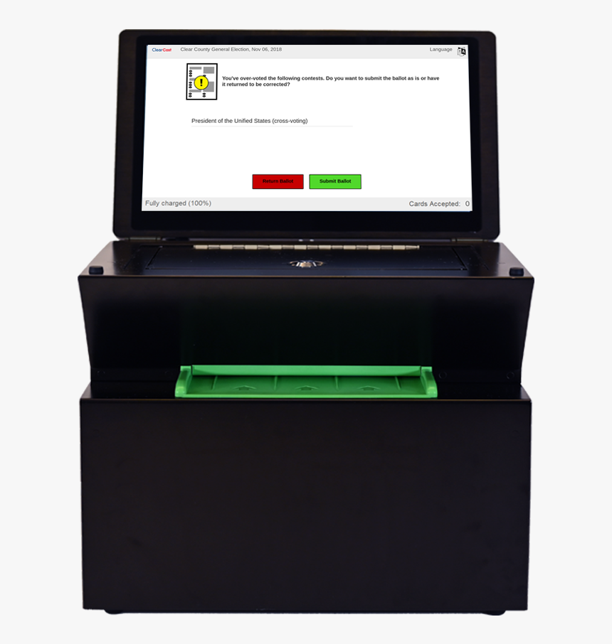 Clearcast Warning Message - Clear Ballot Clearcast, HD Png Download