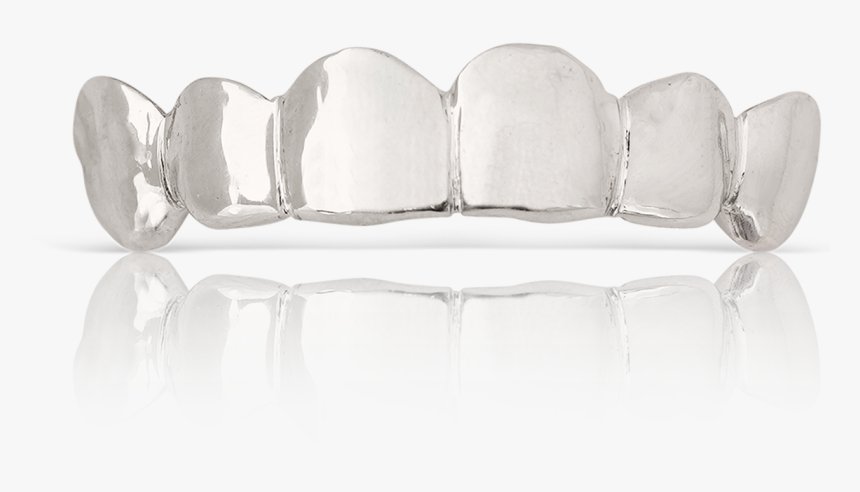 Polished Solid White Gold Teeth - Outdoor Sofa, HD Png Download