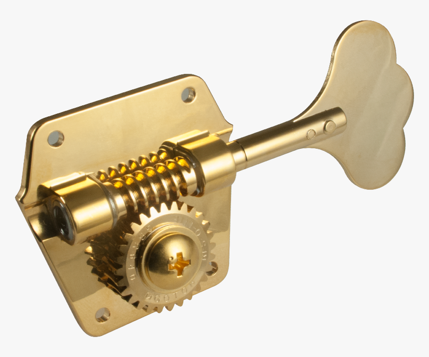Transparent Gold Grill Png - Bass Gold Tuners, Png Download