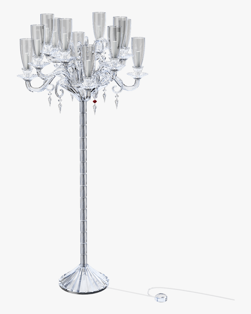 Mille Nuits 12l Floor Candelabra Hurricane Shade Holders - Candelabros Revit, HD Png Download