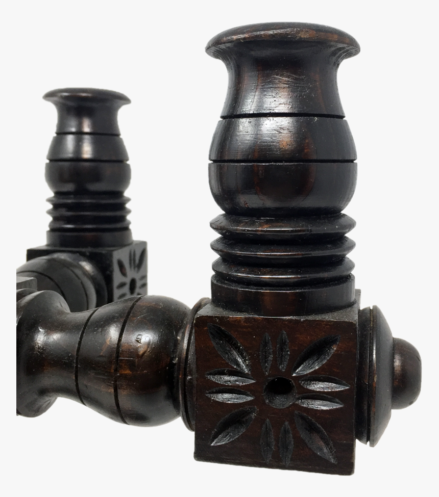 Vintage Gothic Wooden Candelabra - Antique, HD Png Download