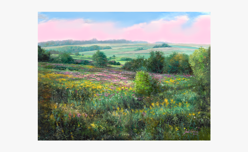 Field Of Dreams - Painting, HD Png Download