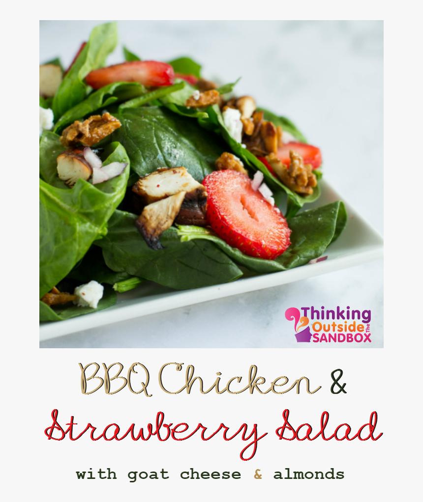 Transparent Bbq Chicken Png - Spinach Salad, Png Download