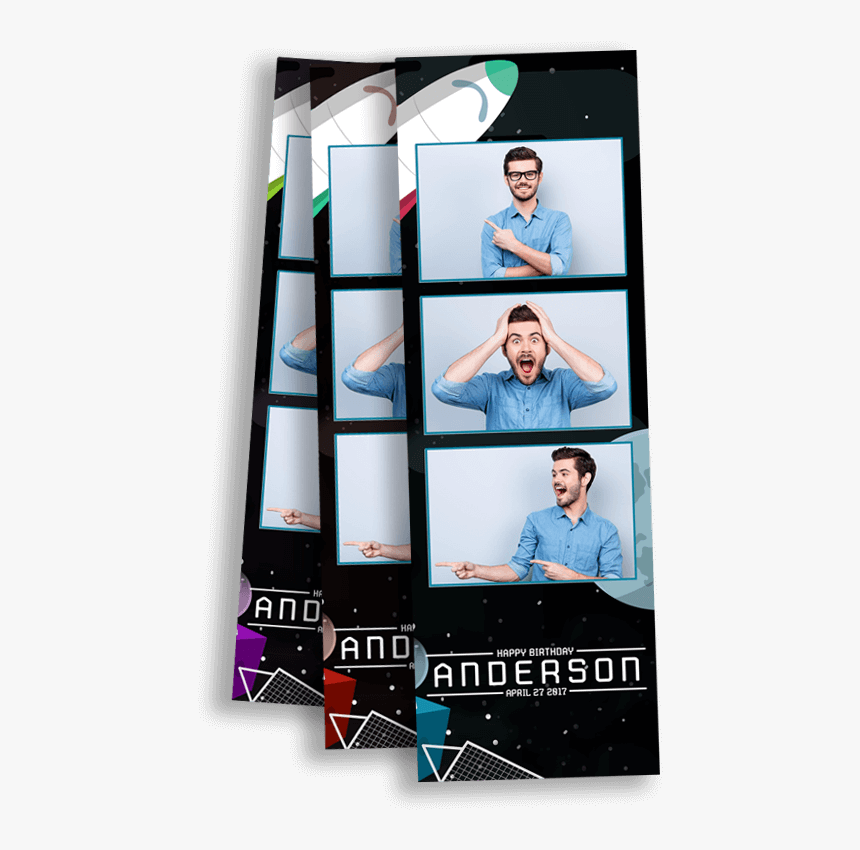 Retro Space Party Strips - Banner, HD Png Download