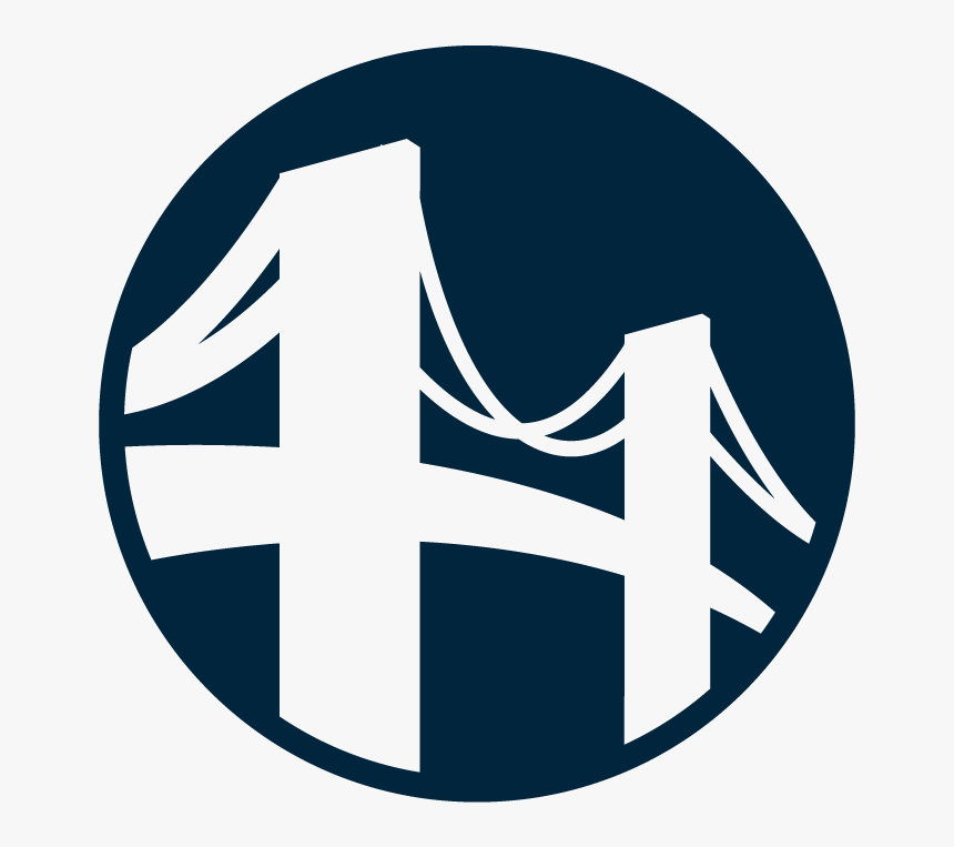 Bridge Icon Navy - Bridge Connector Logo, HD Png Download