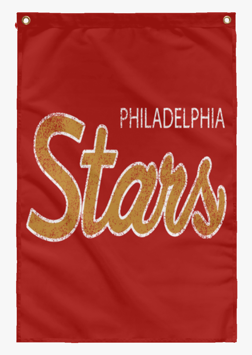Retro Usfl Philadelphia Stars Sublimated Wall Flag - Calligraphy, HD Png Download