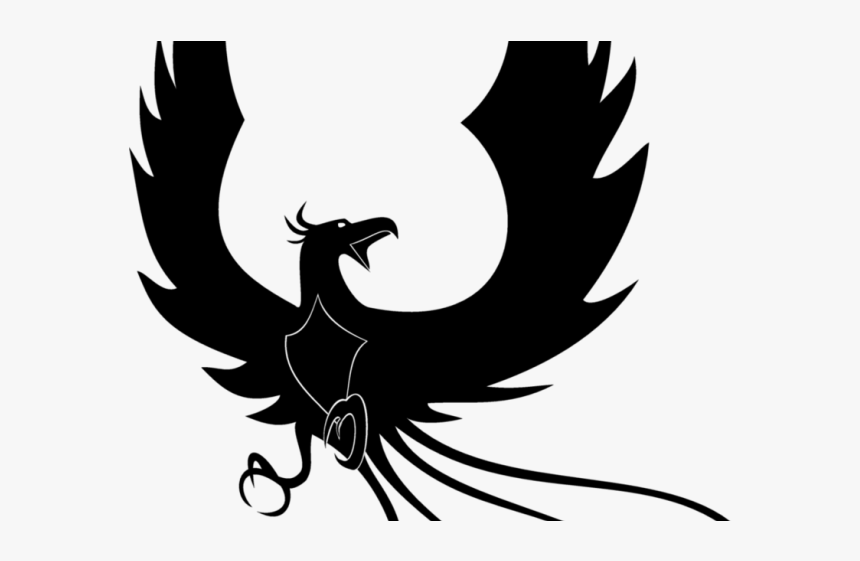 Phoenix Silhouette Transparent, HD Png Download