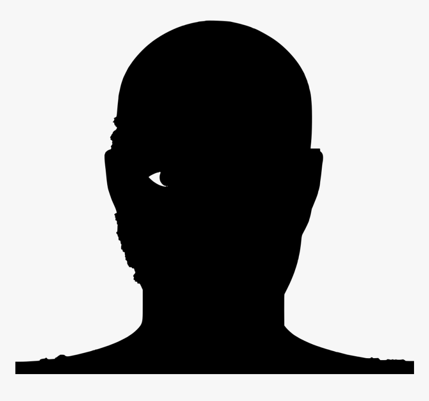 Silhouette Tete Homme Chauve, HD Png Download